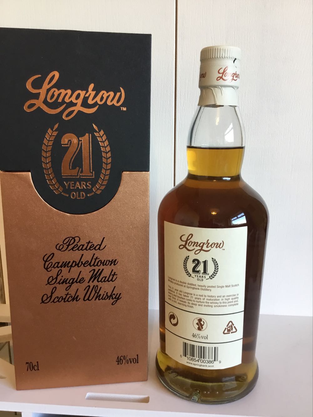 Longrow 21yo 2019 47% - Longrow alcohol collectible - Main Image 2