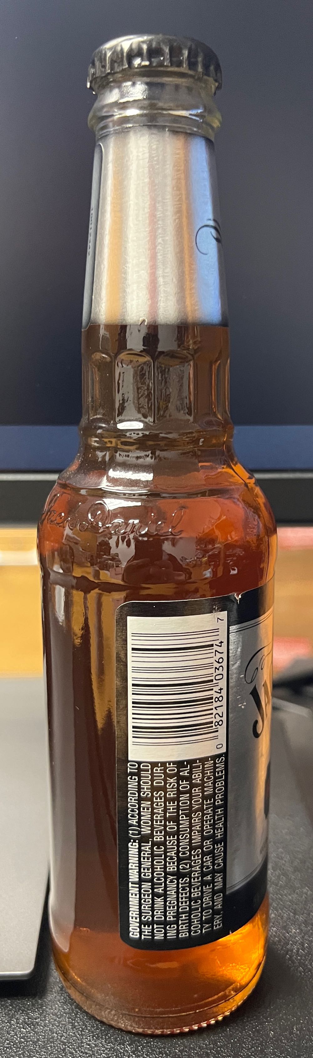 Jack’s Sweet Tea - Jack Daniel Distillery (10 FL OZ) alcohol collectible [Barcode 082184036747] - Main Image 2