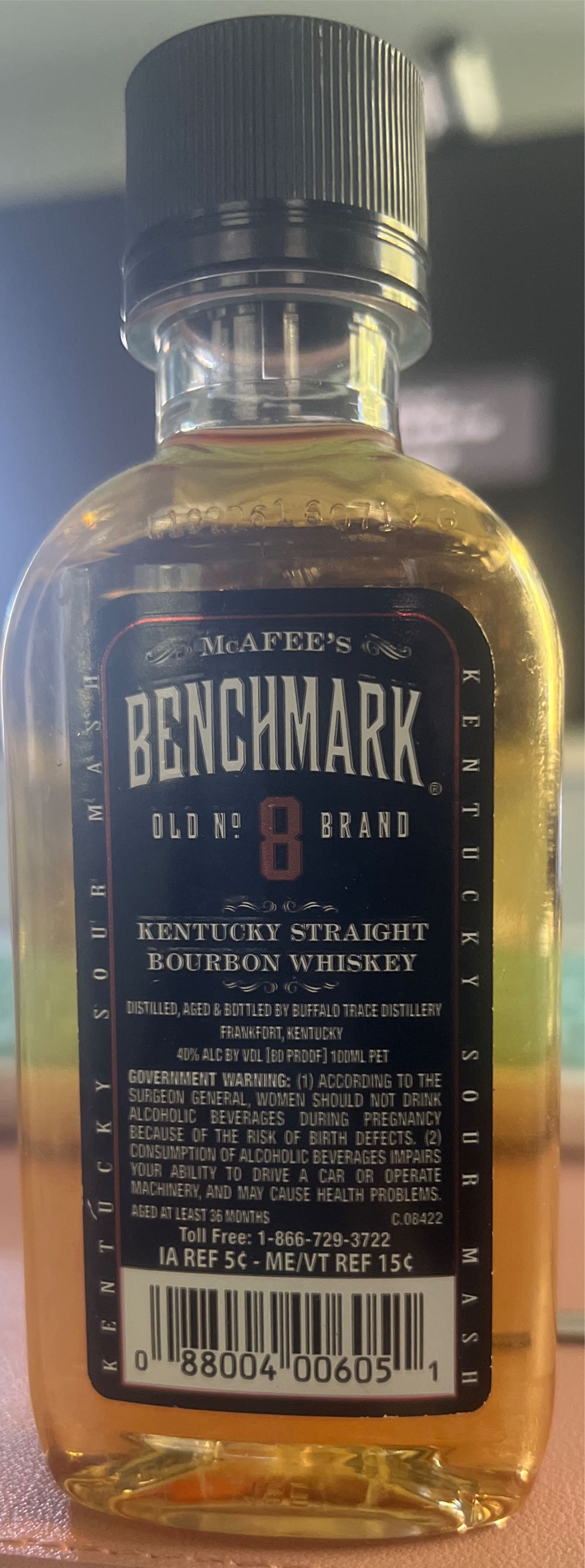 Buffalo Trace Benchmark  alcohol collectible [Barcode 088004006051] - Main Image 2