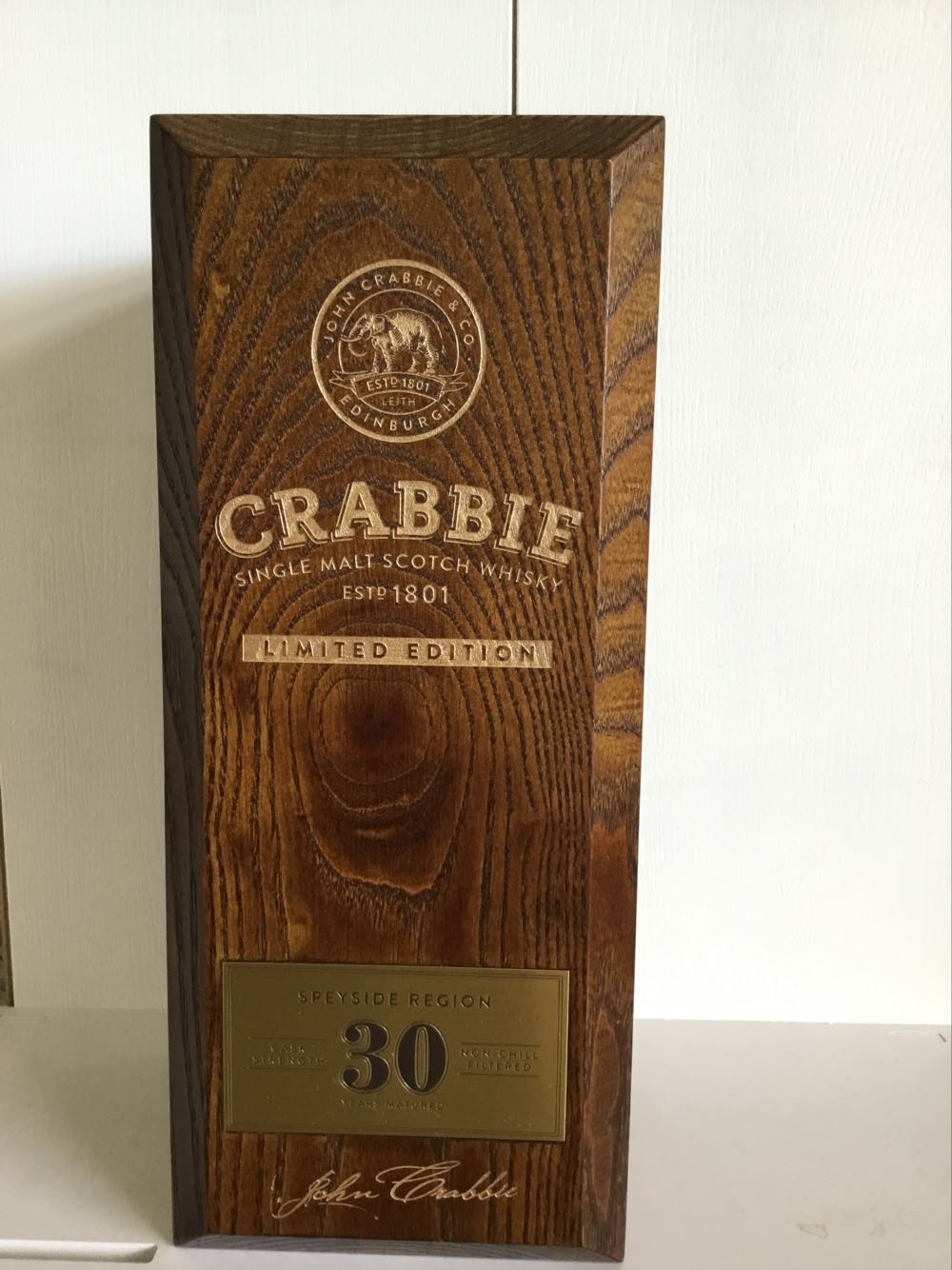 Macallan 30 Yo 53.3% John Crabbie - The Macallan Distillery alcohol collectible - Main Image 2