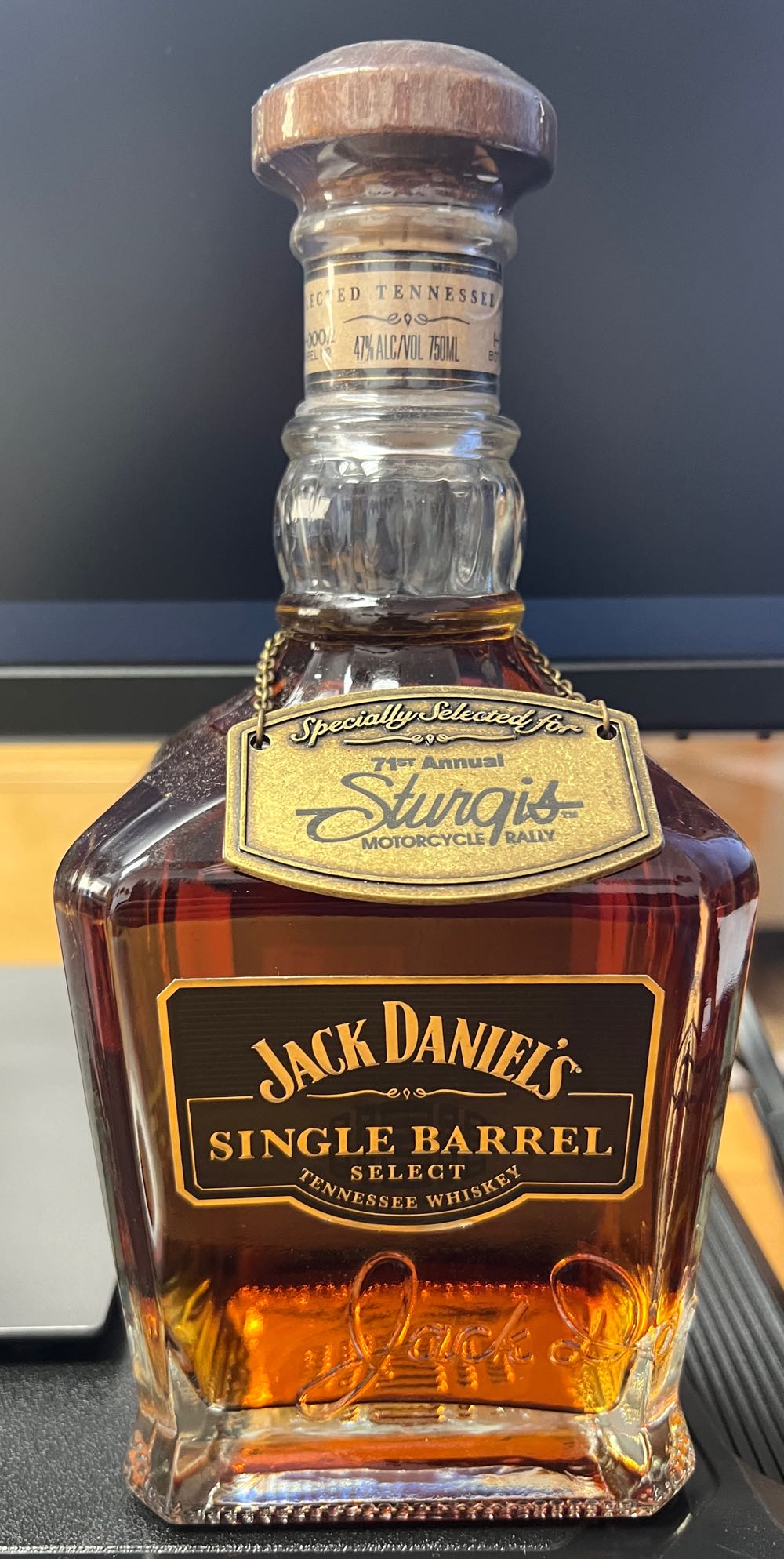 Sturgis Motorcycle Rally “71” Signed Jim -2 2011 - Jack Daniel Distillery alcohol collectible [Barcode 082184087008] - Main Image 2