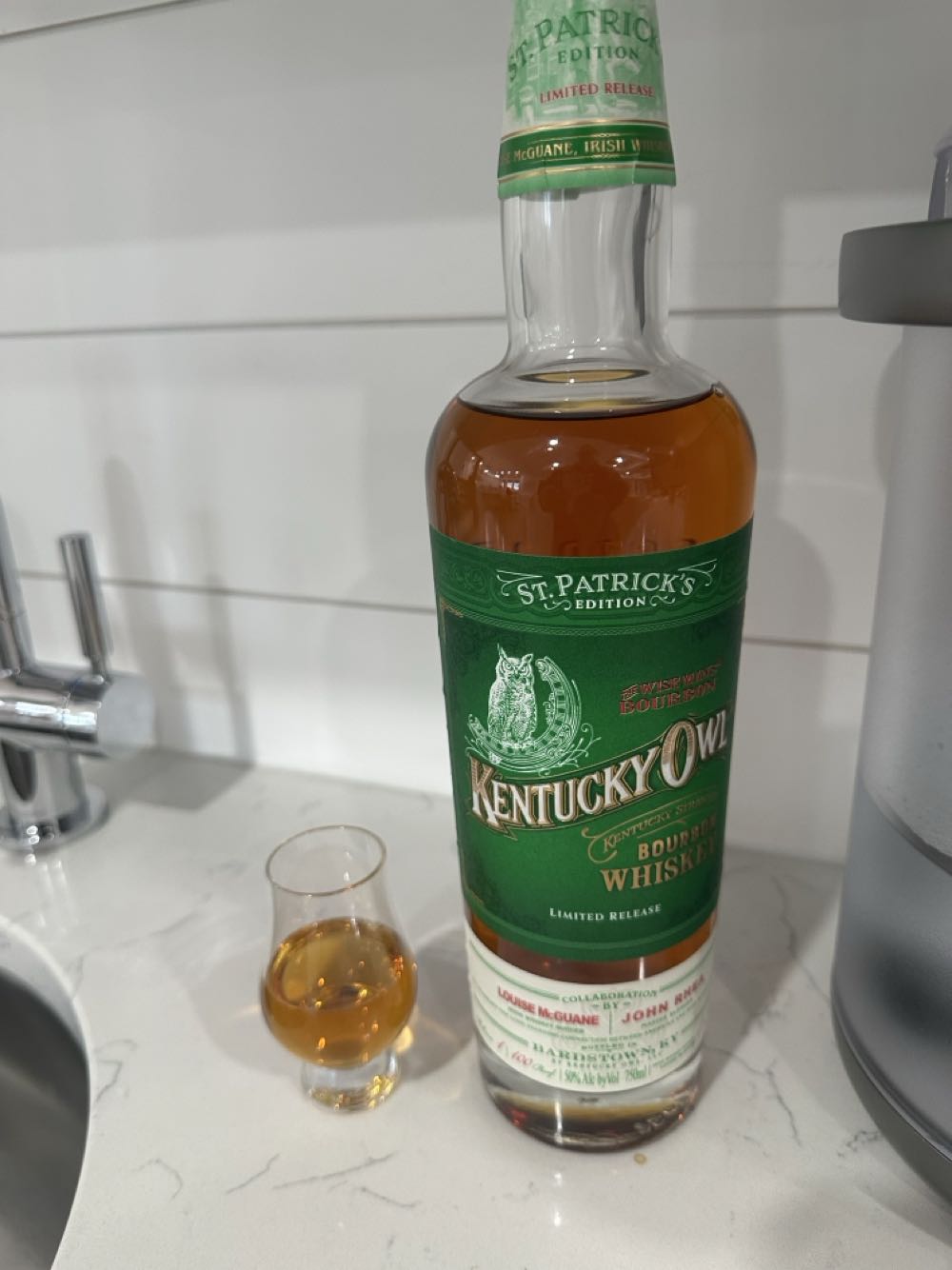 Kentucky Owl St Patricks Edition - Kentucky Owl (750mL) alcohol collectible [Barcode 857361007175] - Main Image 3