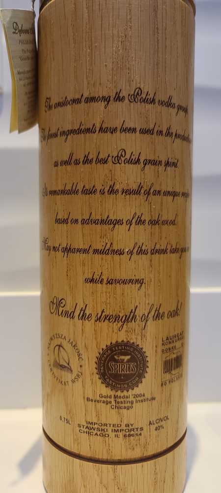 Debowa Polska - Spoiw-Candi (750 mL) alcohol collectible - Main Image 2