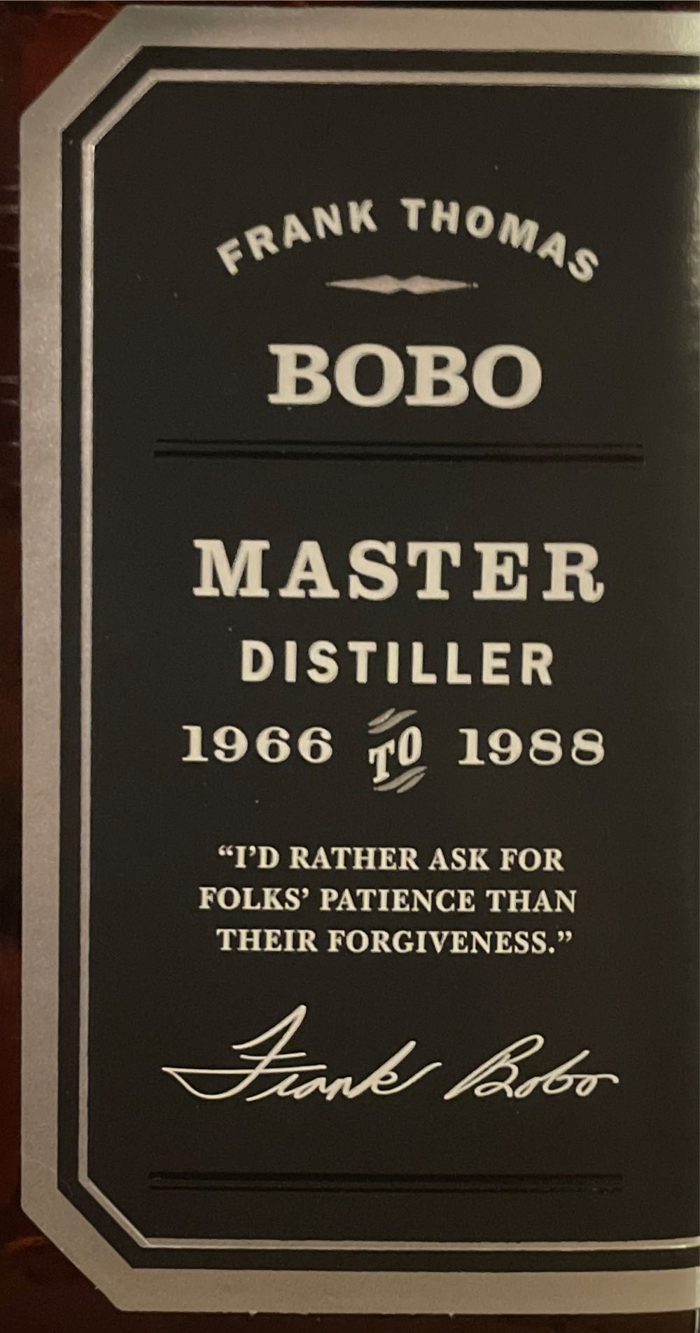 Master Distiller 5 - Jack Daniel Distillery (1 L) alcohol collectible [Barcode 082184052679] - Main Image 4