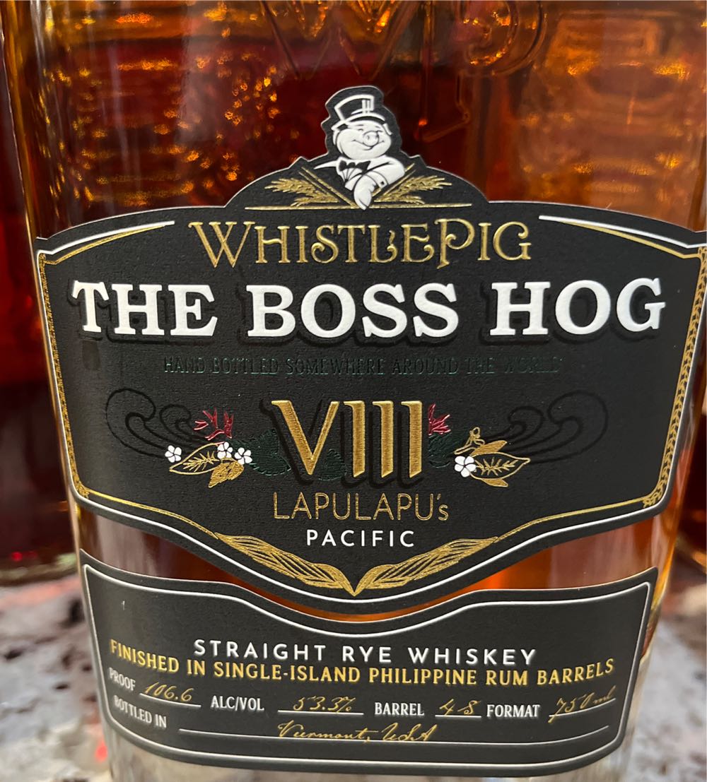 Whistlepig The Boss Hog VIII Lapulapu’s Pacific Rye - Whistlepig Vermont (750 mL) alcohol collectible [Barcode 850001901901] - Main Image 2