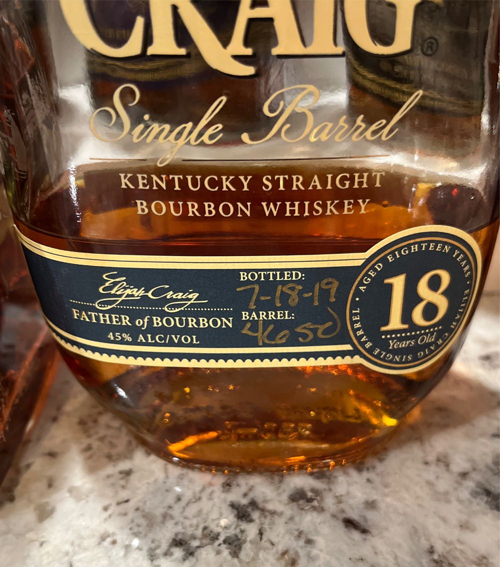 Elijah Craig 18-Year-Old - The Elijah Craig Distillery Co. (750 mL) alcohol collectible [Barcode 096749010189] - Main Image 4