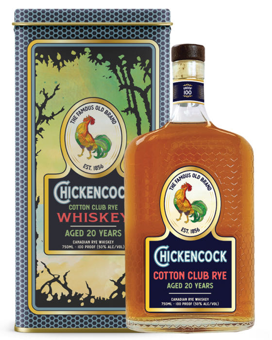 Chicken Cock Cotton Club Rye 20 Yr - Grain And Barrel Spirits (750 mL) alcohol collectible [Barcode 810020890280] - Main Image 3
