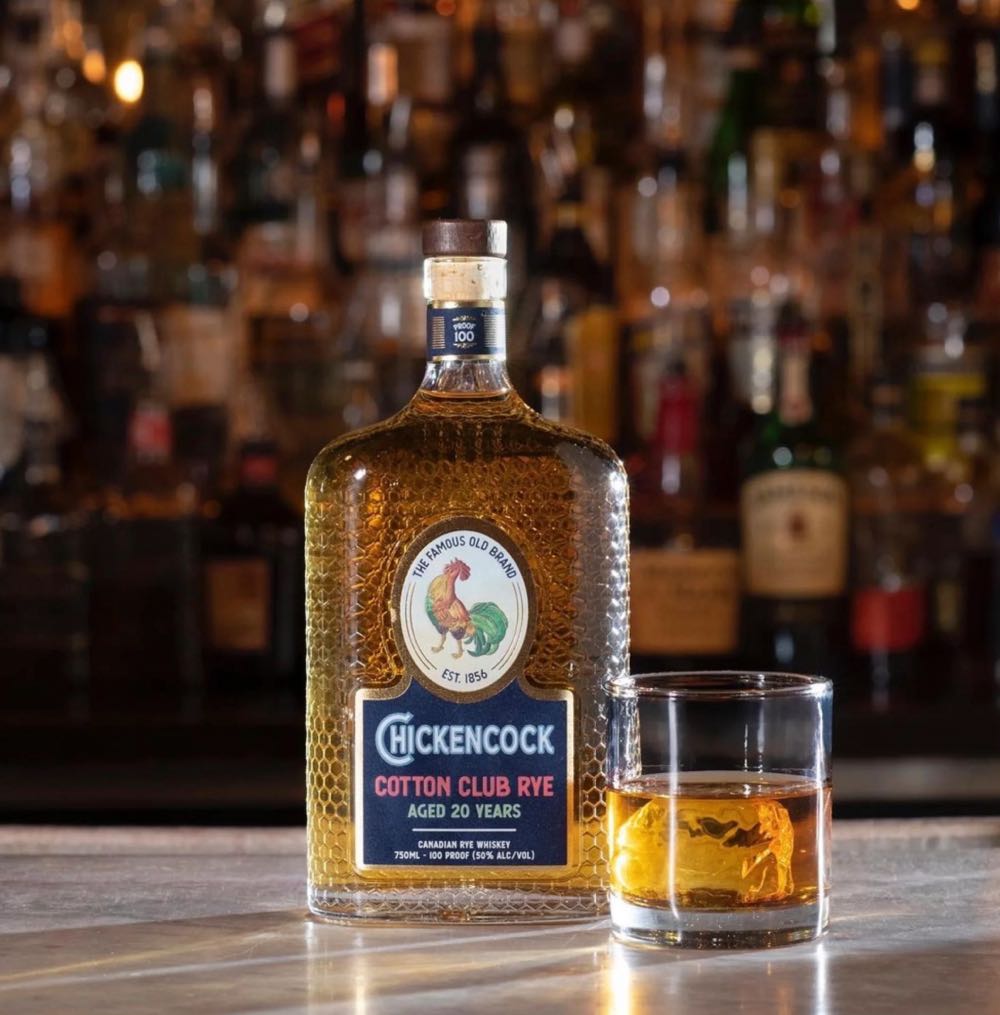 Chicken Cock Cotton Club Rye 20 Yr - Grain And Barrel Spirits (750 mL) alcohol collectible [Barcode 810020890280] - Main Image 4