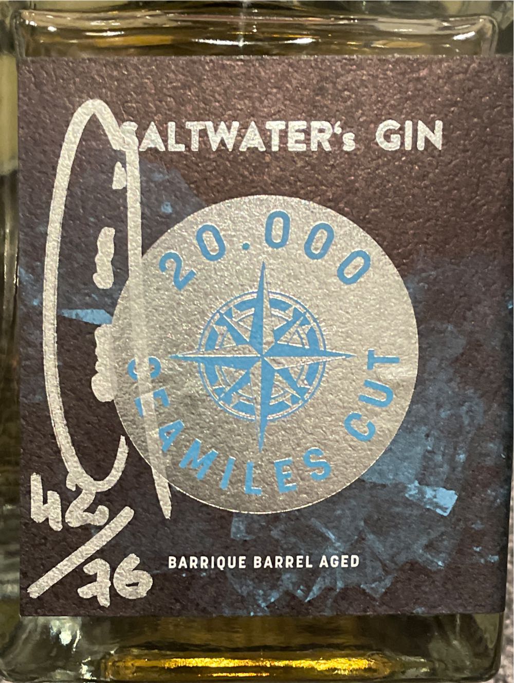 Saltwater‘s Gin 20.000 Seamiles Cut - Saltwater‘s GmbH (500 mL) alcohol collectible [Barcode 9120030656549] - Main Image 2