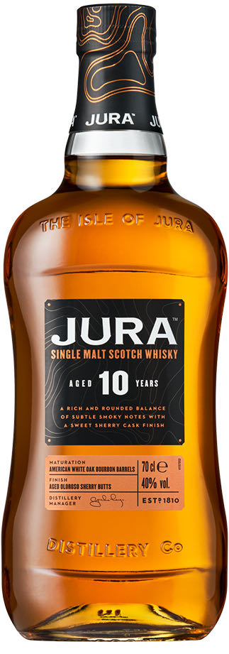 Jura 10 Year Old - Jura Distillery (700 mL) alcohol collectible [Barcode 5013967012486] - Main Image 3
