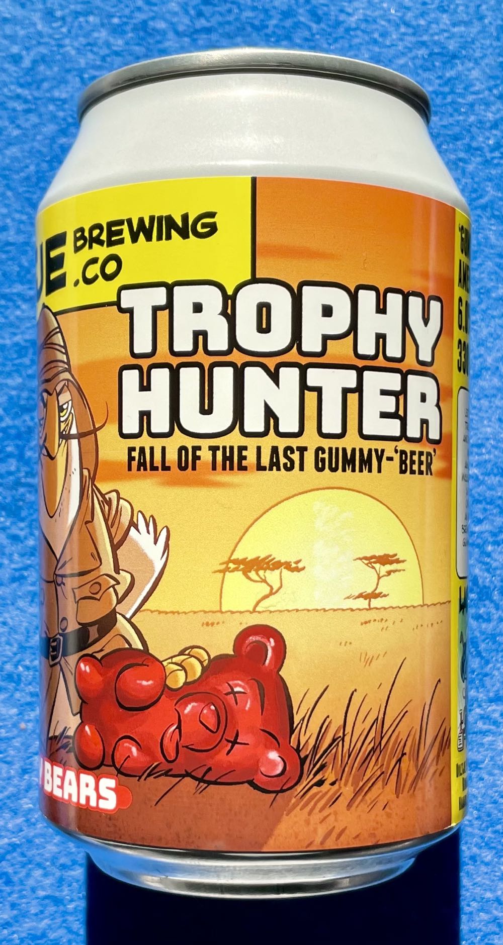 Trophy Hunter Fall Of The Last Gummy-‘beer’ - Uiltje Brewing Company (330 mL) alcohol collectible [Barcode 8720254564524] - Main Image 2