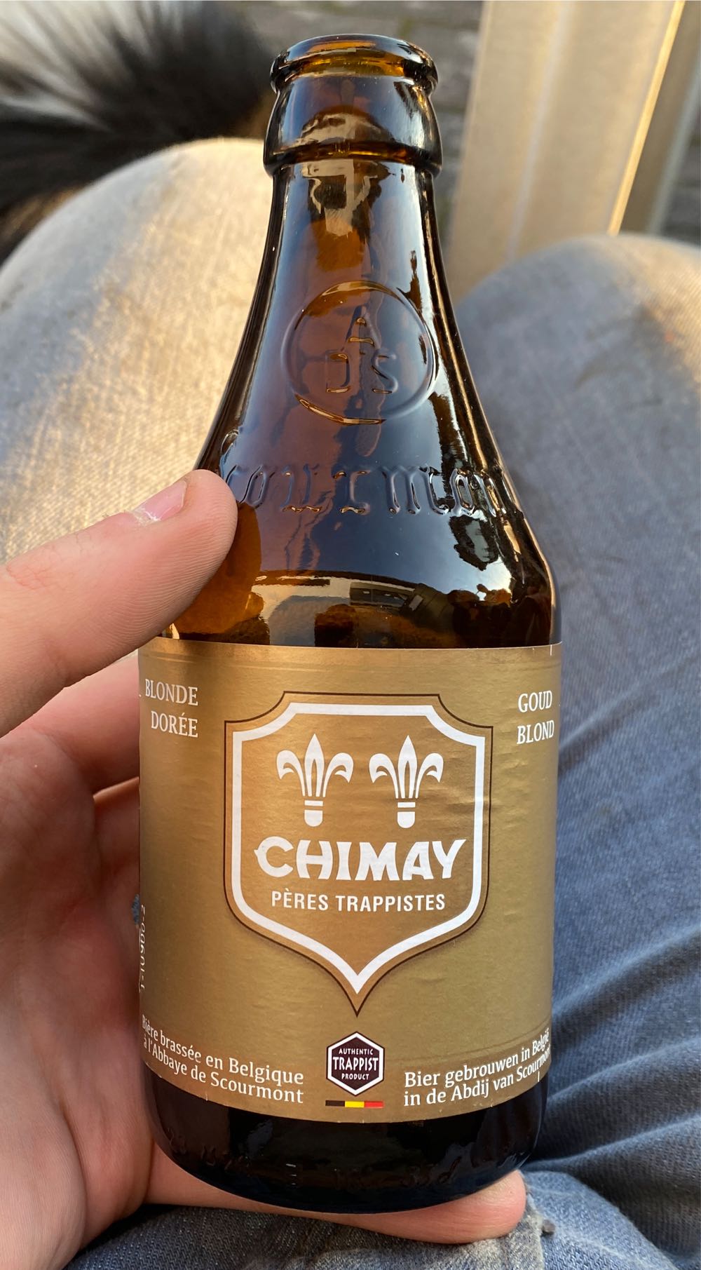 Chimay Doré  (330 mL) alcohol collectible - Main Image 2