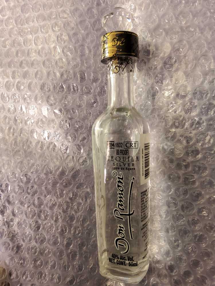 Don Ramon Blanco Tequila - Max World Trading (50 mL) alcohol collectible [Barcode 638478000729] - Main Image 3