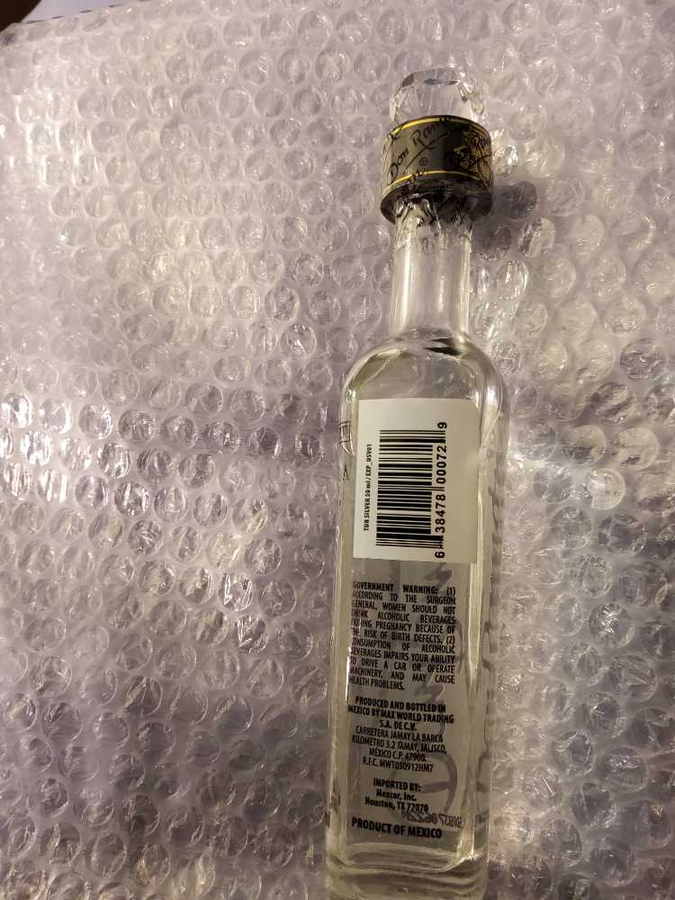Don Ramon Blanco Tequila - Max World Trading (50 mL) alcohol collectible [Barcode 638478000729] - Main Image 4