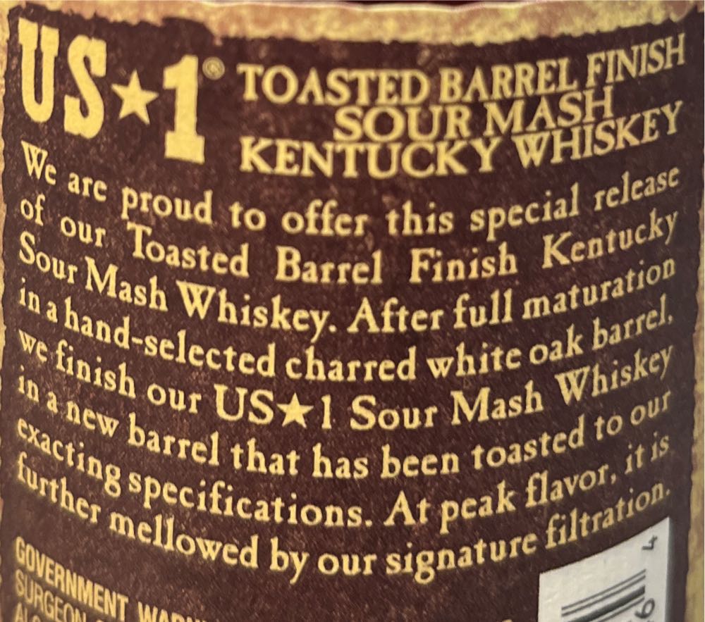 Michter’s Toasted Barrel Sour Mash Signed By The Distiller - Michter’s Distillery LLC (750 mL) alcohol collectible [Barcode 039383011464] - Main Image 4