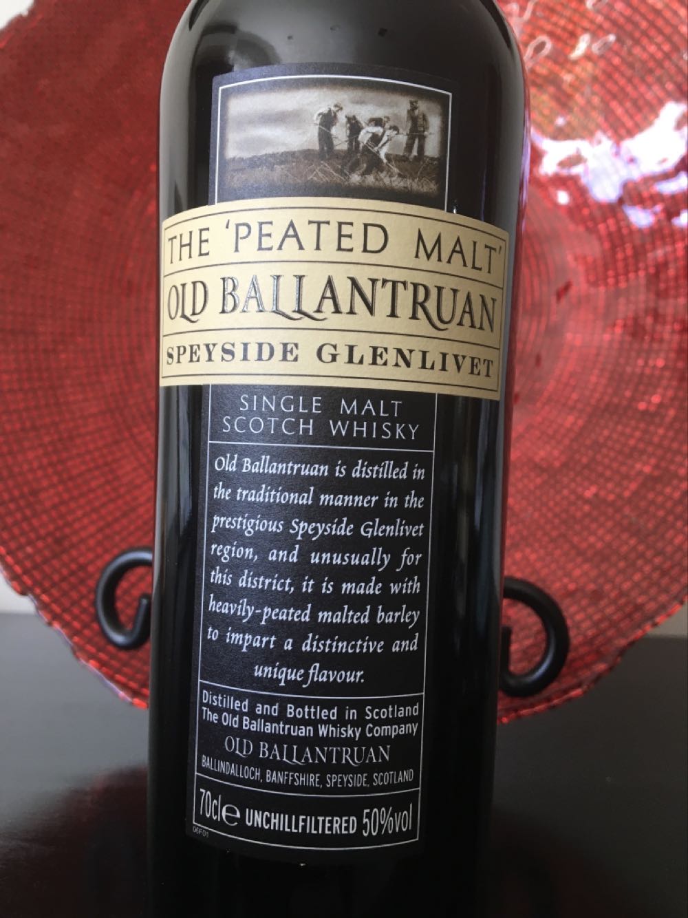 Ballantruan Single Malt Whisky Old Ballantruan The Peated Malt 50%  (700 mL) alcohol collectible [Barcode 5021349700067] - Main Image 2