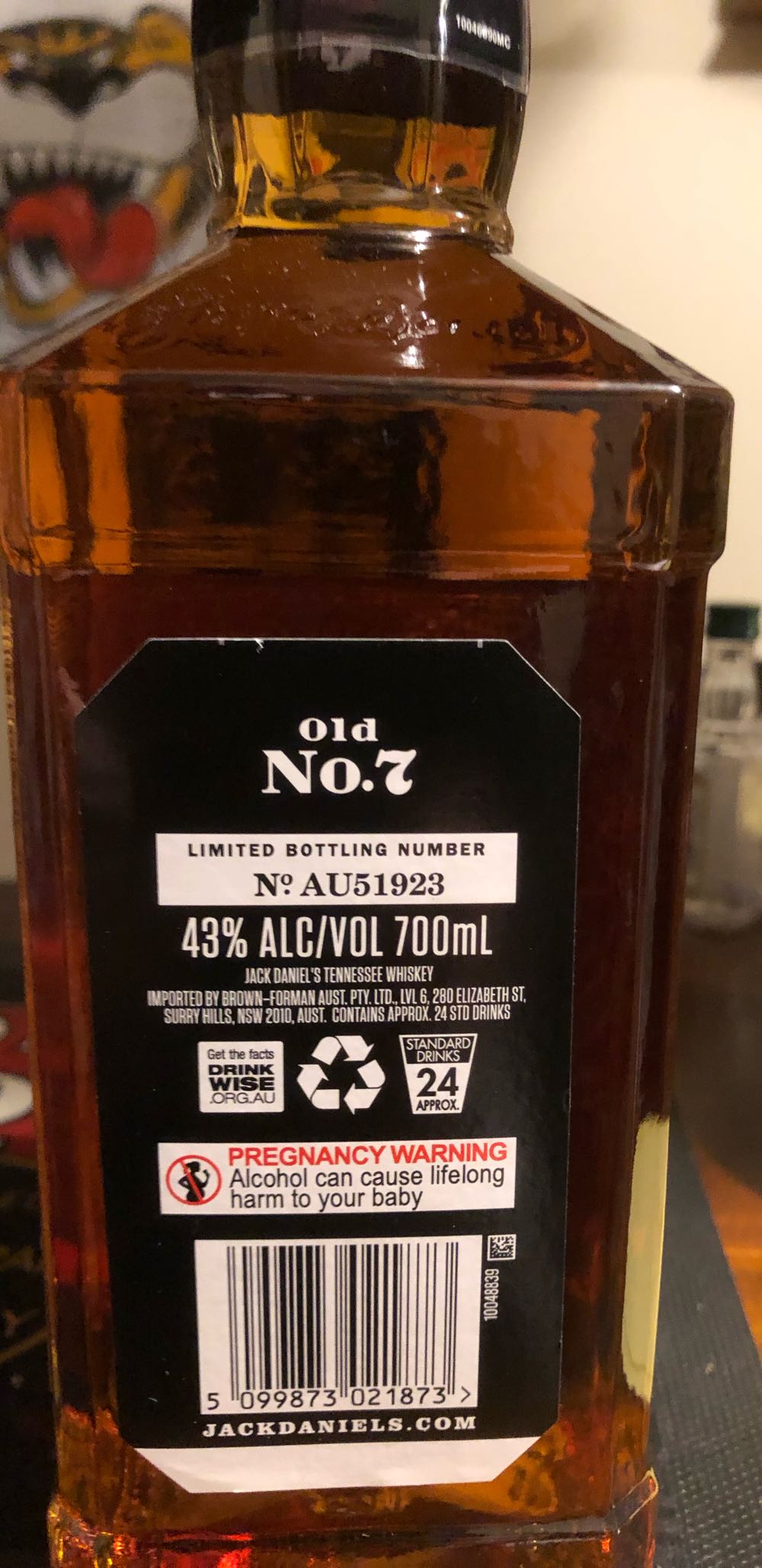 Paula Scher Label - Jack Daniel Distillery (700 mL) alcohol collectible [Barcode 5099873021873] - Main Image 2