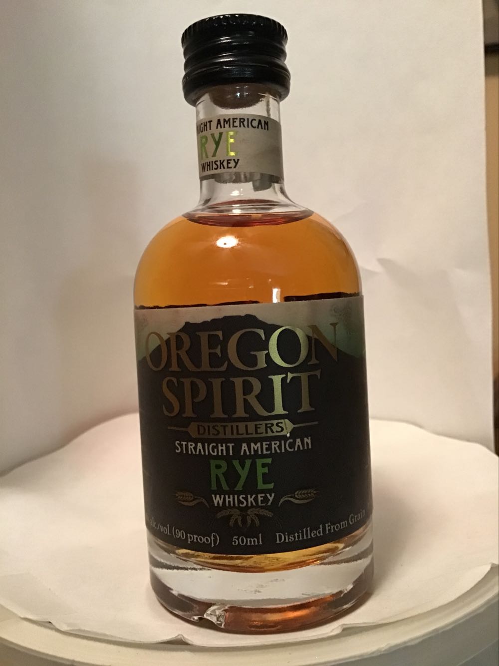 Oregon Spirit Wheat & Gin & Rye - Oregon Spirit Distillery (50 mL) alcohol collectible - Main Image 3