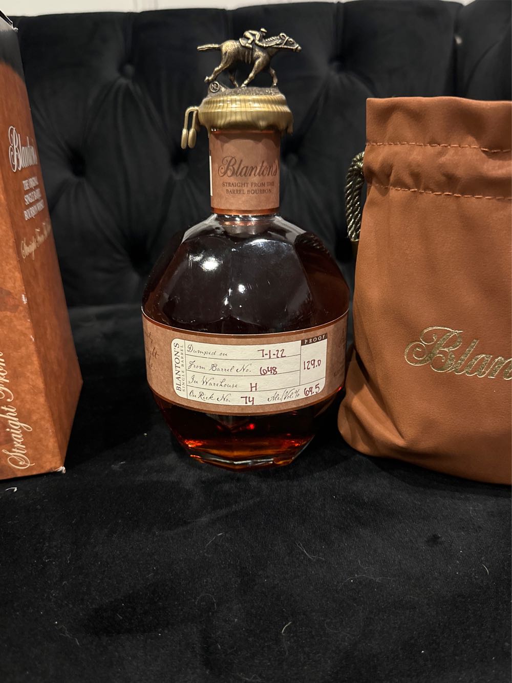 Blanton’s SFTB - Buffalo Trace Distillery (750 mL) alcohol collectible [Barcode 080244009403] - Main Image 2