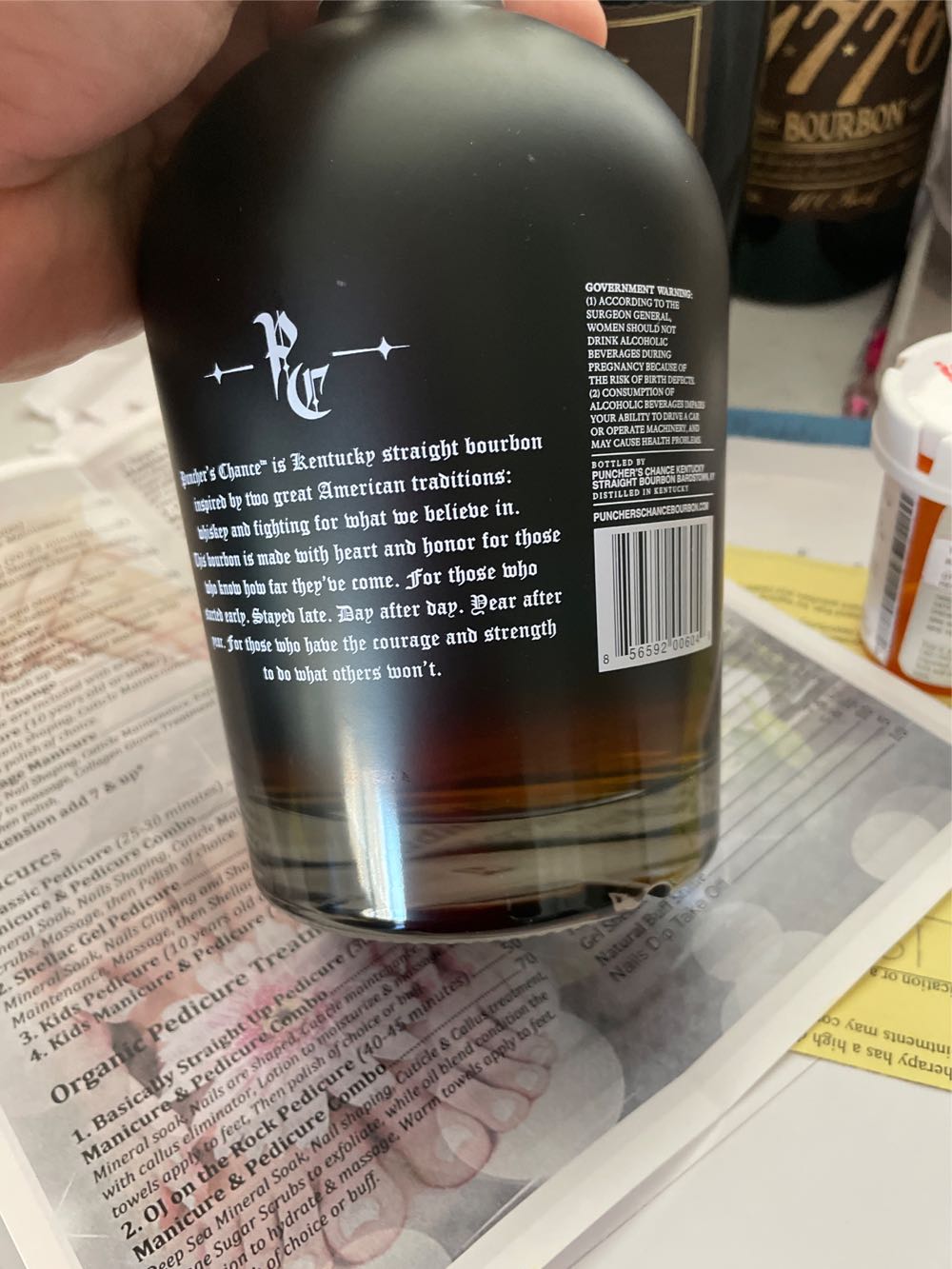Puncher’s Chance - Punchers Chance (750 mL) alcohol collectible [Barcode 856592006049] - Main Image 2