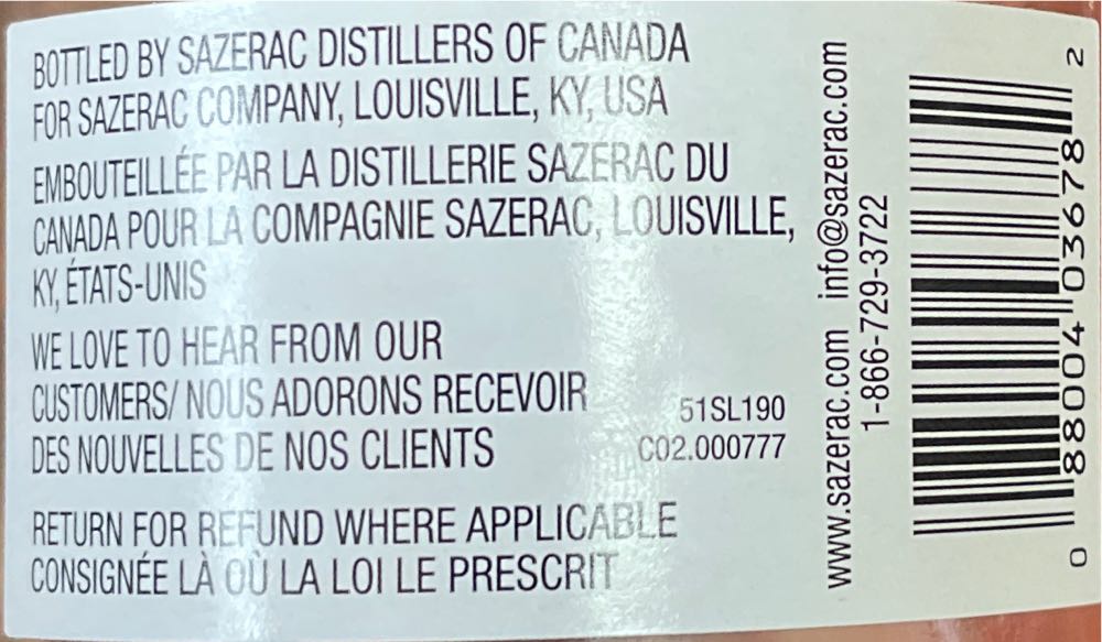 Goldschager  (375 mL) alcohol collectible [Barcode 088004036782] - Main Image 2