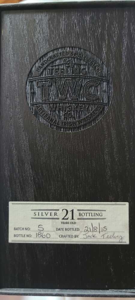 Teeling Silver Reserve 21 Year Old - The Teeling Whiskey Co. (.7 L) alcohol collectible [Barcode 5391523270045] - Main Image 3