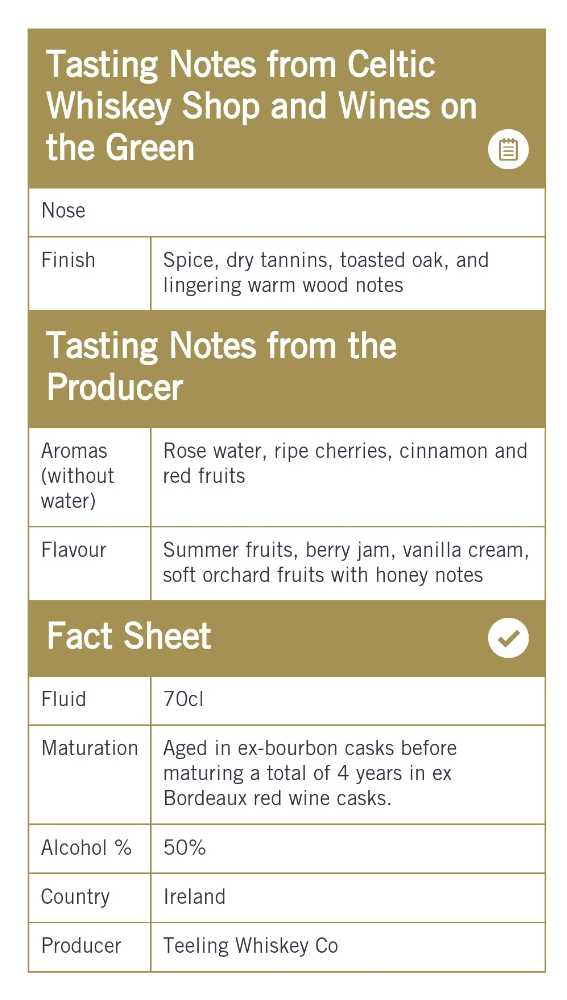 Teeling 13 Years Single Grain Whiskey - The Teeling Whiskey Co. (.7 L) alcohol collectible [Barcode 5391523277969] - Main Image 3