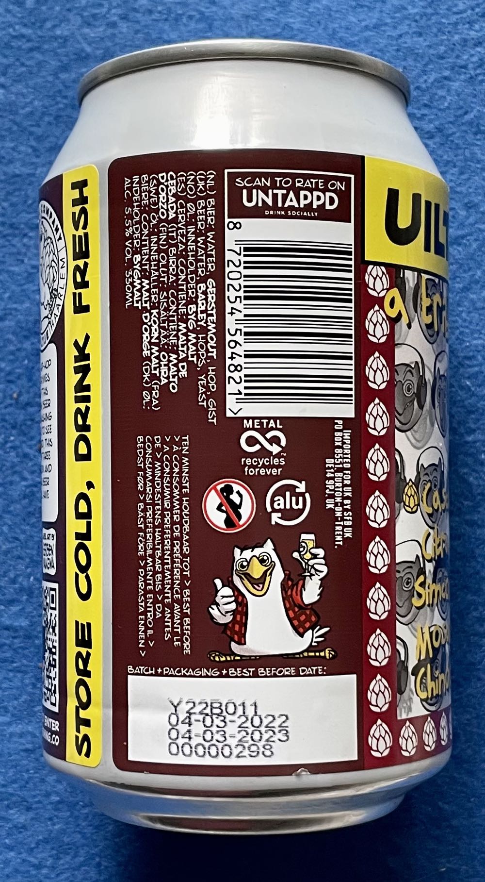 A Tribute Called Quest - Uiltje Brewing Company (330 mL) alcohol collectible [Barcode 8720254564821] - Main Image 4