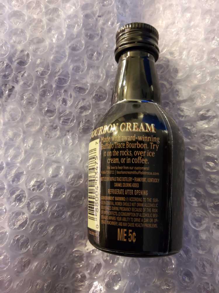 Buffalo Trace Bourbon Cream - Buffalo Trace Distillery (50mL) alcohol collectible [Barcode 088004034757] - Main Image 3