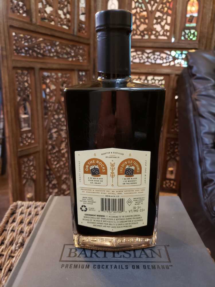 Mr Black Cold Brew Coffee Liqueur 700ml - Mr Black Spirits (700 mL) alcohol collectible [Barcode 9369999045401] - Main Image 2