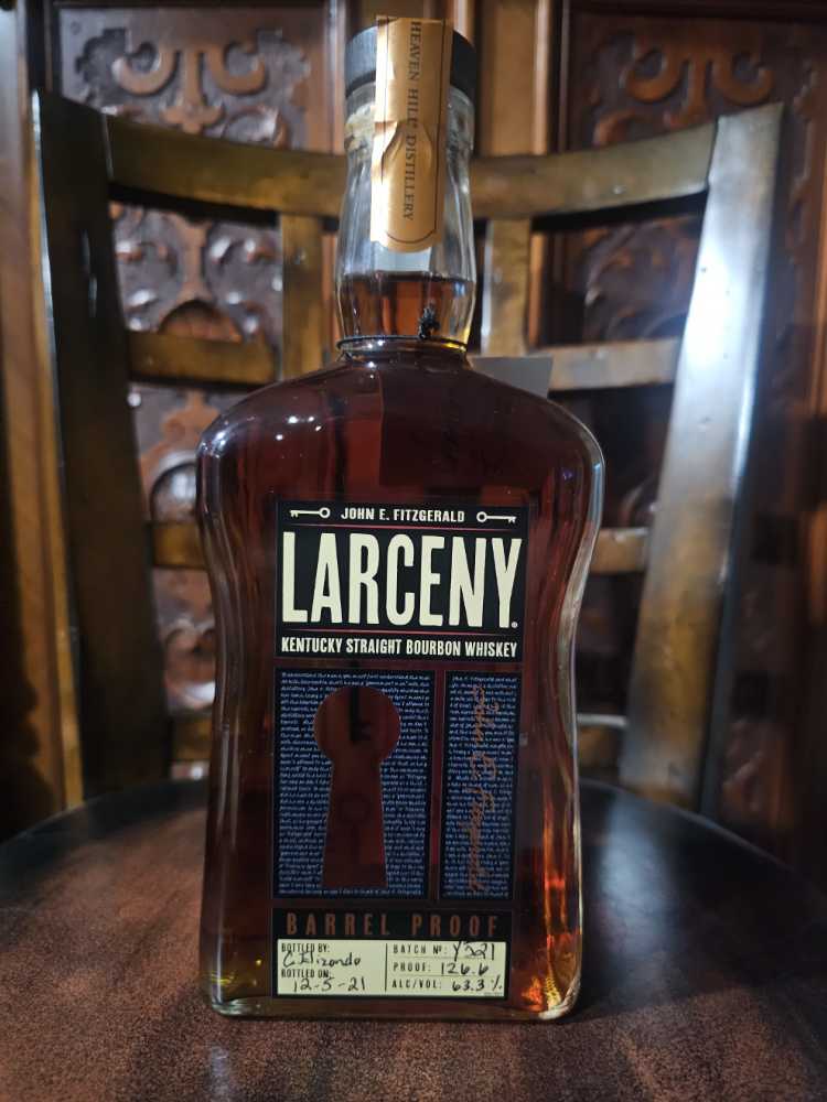 Larceny Barrel Proof - YDB Edition - Old Fitzgerald Distillery (750 mL) alcohol collectible [Barcode 096749003617] - Main Image 2