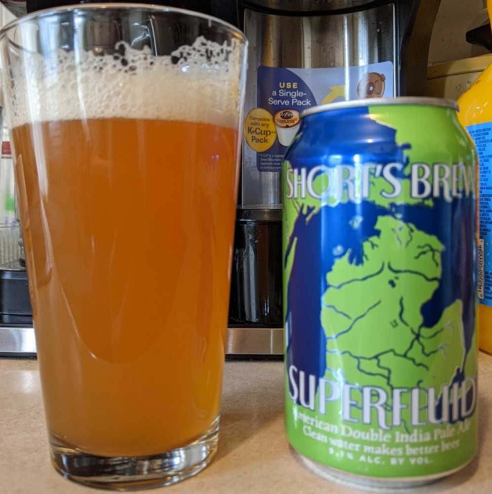 Superfluid American Double IPA - Short’s Brewing Company alcohol collectible - Main Image 2