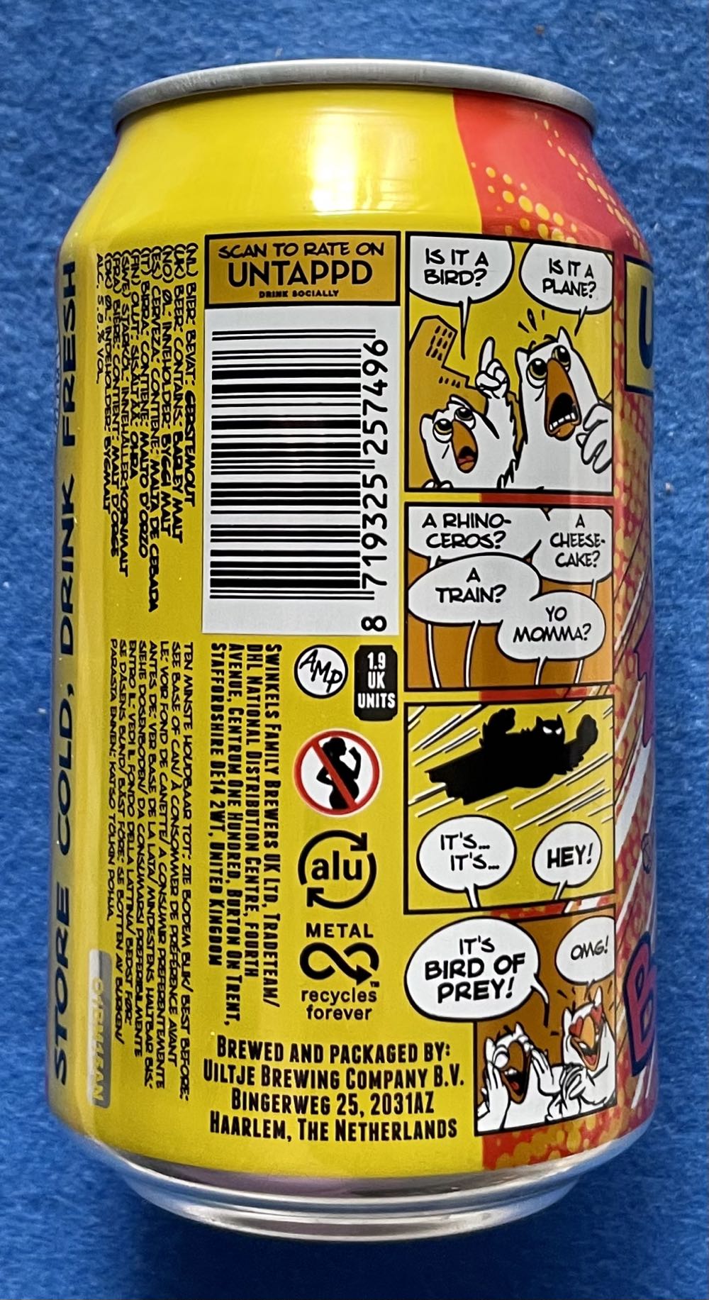 Bird Of Prey - Uiltje Brewing Company (330 mL) alcohol collectible [Barcode 8719325257496] - Main Image 4