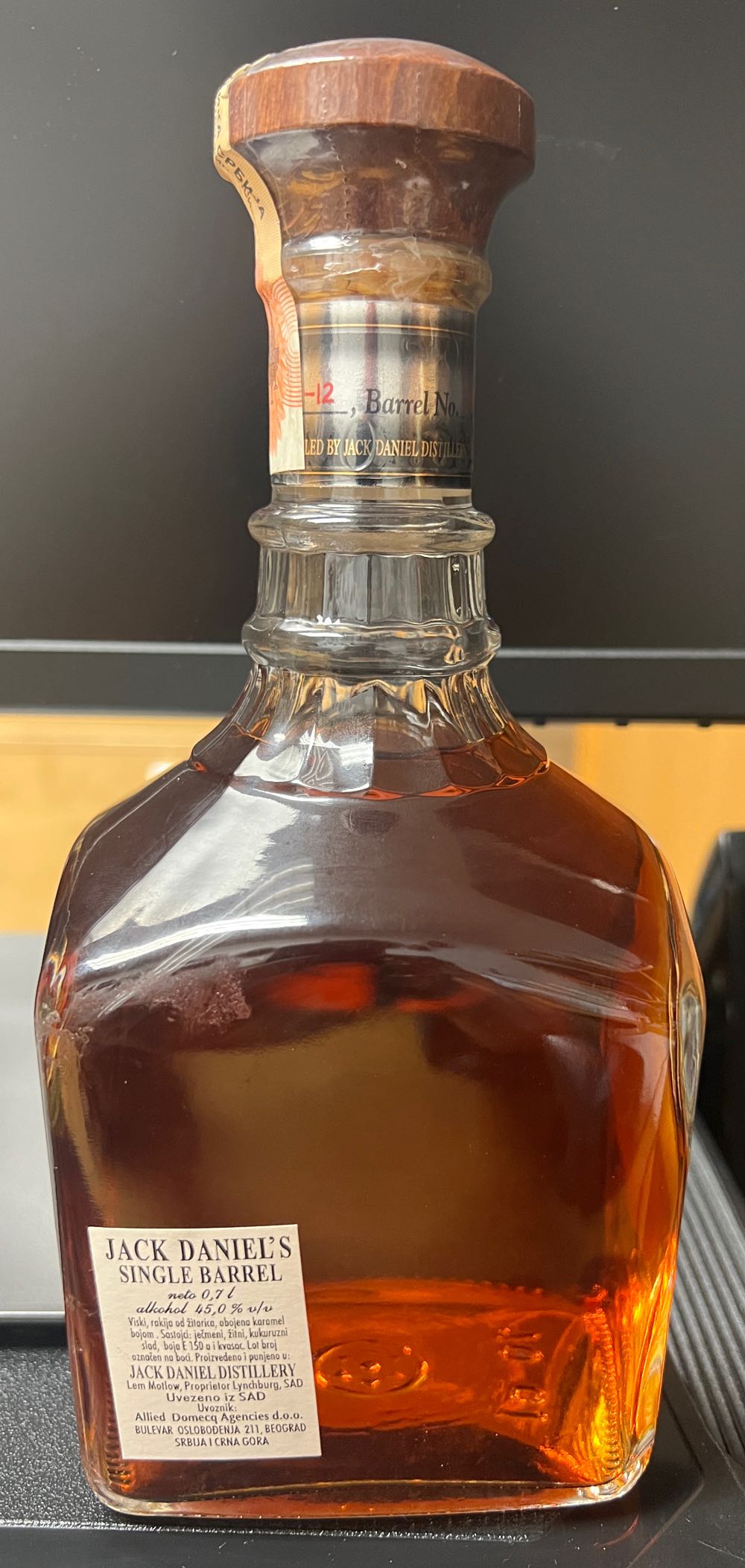 Single Barrel 2005 - Jack Daniel’s Distillery, Lynchburg, TN (700 mL) alcohol collectible [Barcode 082184088654] - Main Image 2