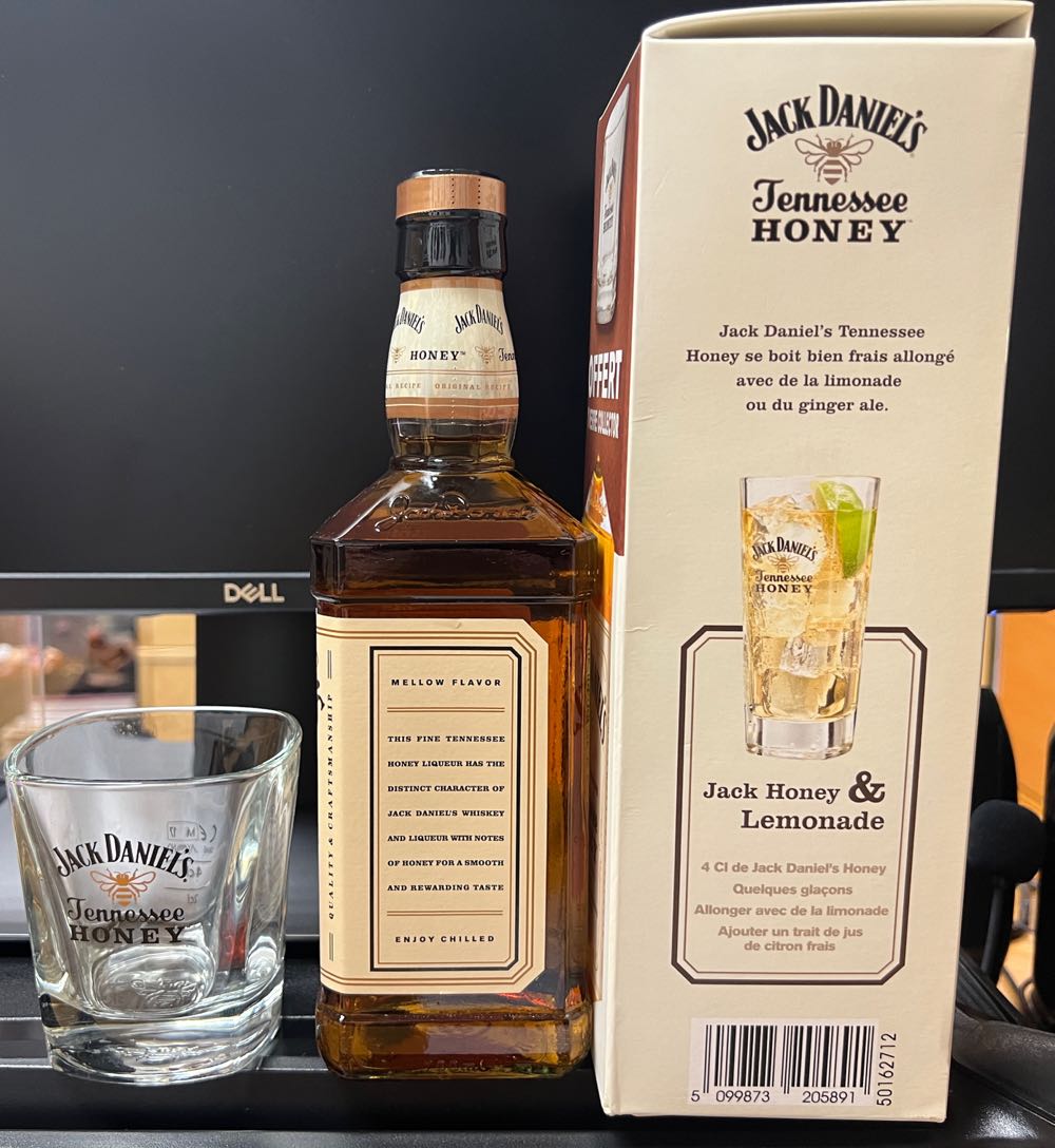 Set Honey With Shot Glass France 2020 - Jack Daniel’s Distillery, Lynchburg, TN (700 mL) alcohol collectible [Barcode 5099873001370] - Main Image 4