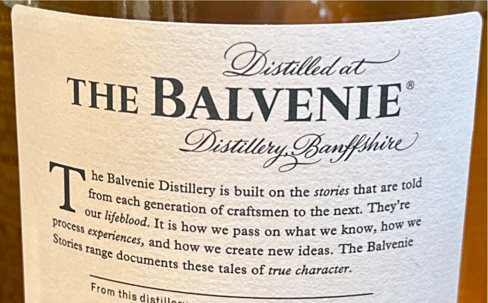 Balvenie Caribbean Cask 14 Year Empty With All Add Ons In Pictures Aw1622a - Balvenie Distillery (750 mL) alcohol collectible [Barcode 083664874149] - Main Image 2