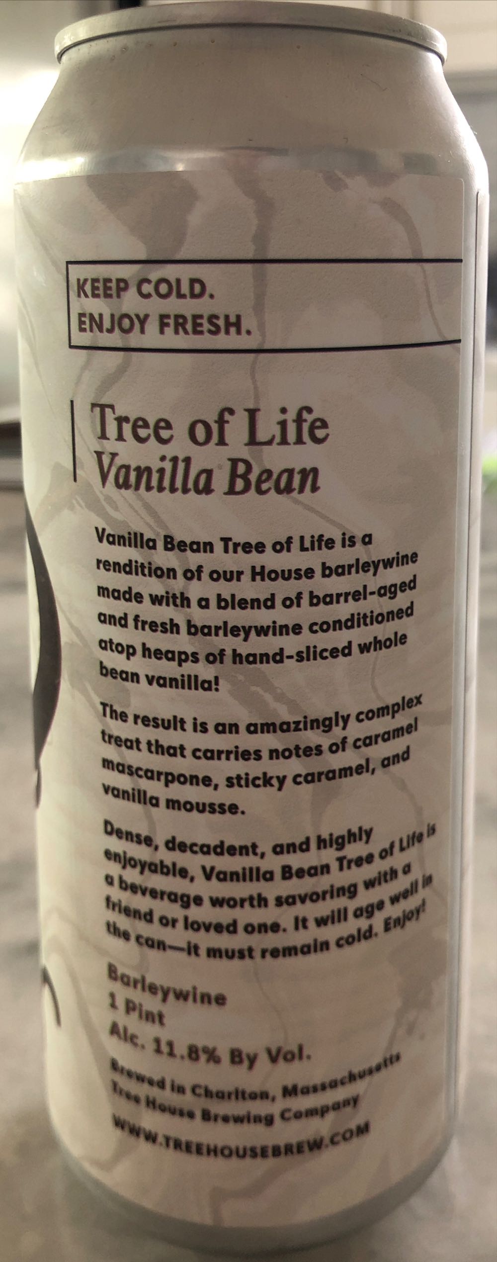 Tree Of Life Vanilla Bean - Tree House Brewing Company alcohol collectible - Main Image 2