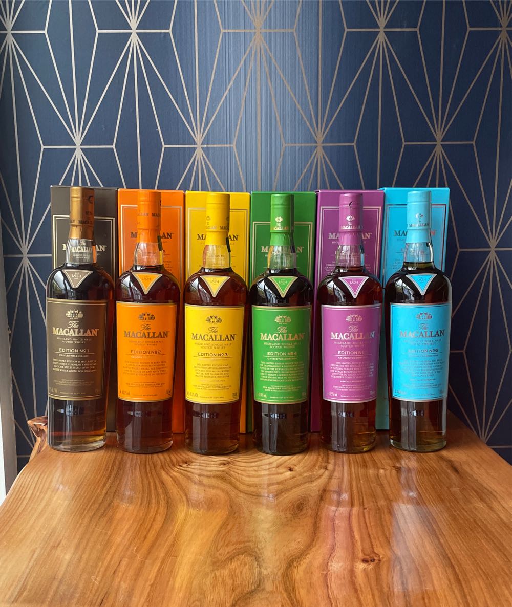 The Macallan Edition No. 1 - 6  (700 mL) alcohol collectible [Barcode 5010314302573] - Main Image 2