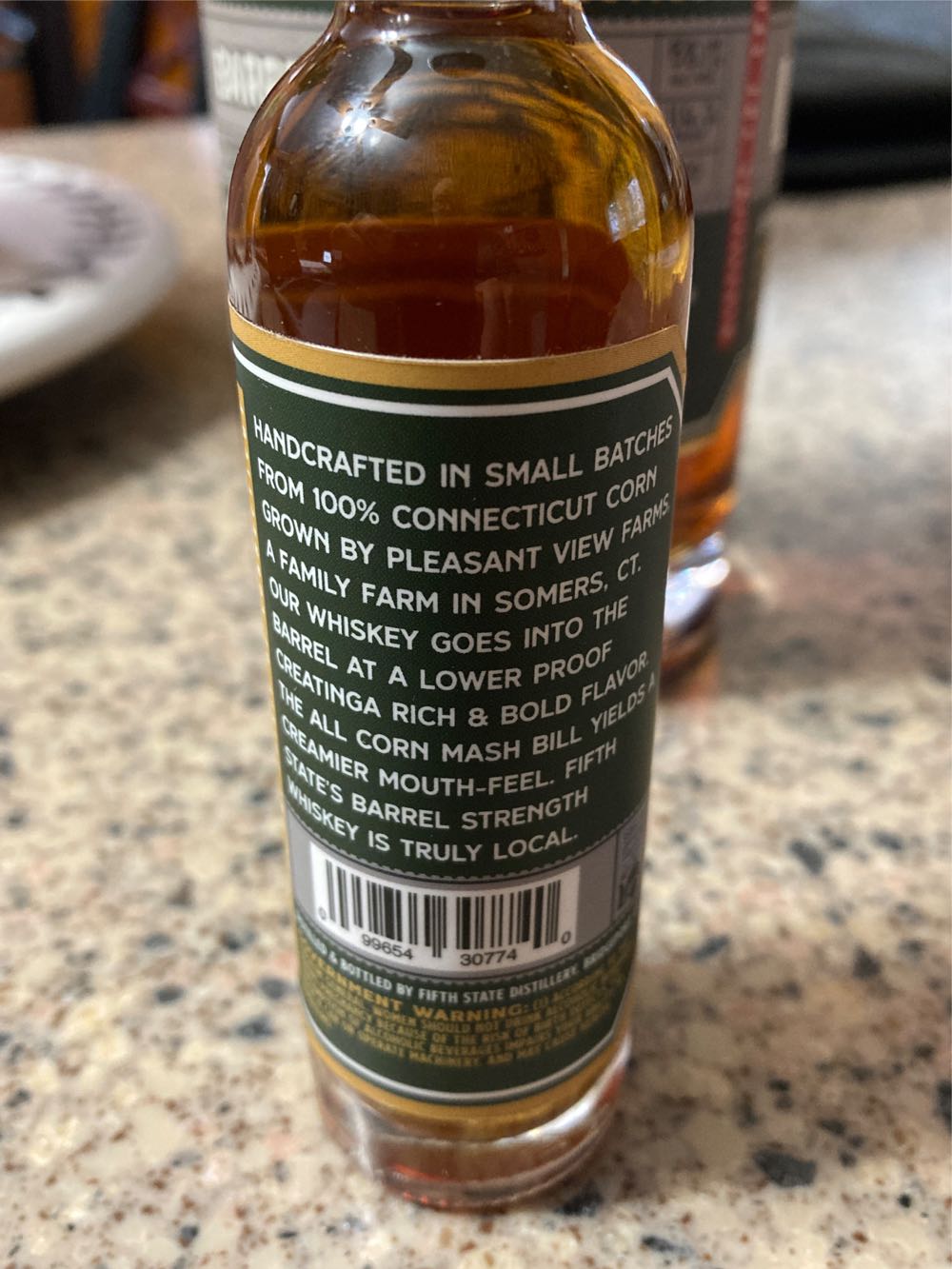 Fifth State Barrel Strength - Fifth State (50 mL) alcohol collectible [Barcode 099654307740] - Main Image 2