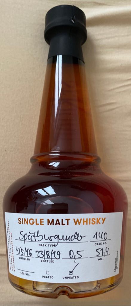 St.Kilian Whisky Cask 140 Spätburgunder - St.Kilian (0,5L) alcohol collectible - Main Image 2