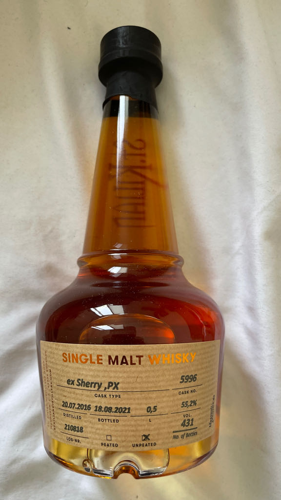 St.Kilian Whisky Z Privat Cask 5996 Ex Sherry PX - St.Kilian (0,5L) alcohol collectible - Main Image 2