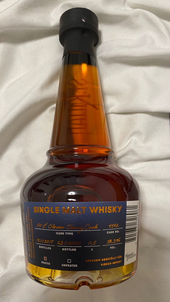 St.Kilian Whisky Z Privat Cask 4542 Bremen Edition PX Oloroso - St.Kilian (0,5L) alcohol collectible - Main Image 2