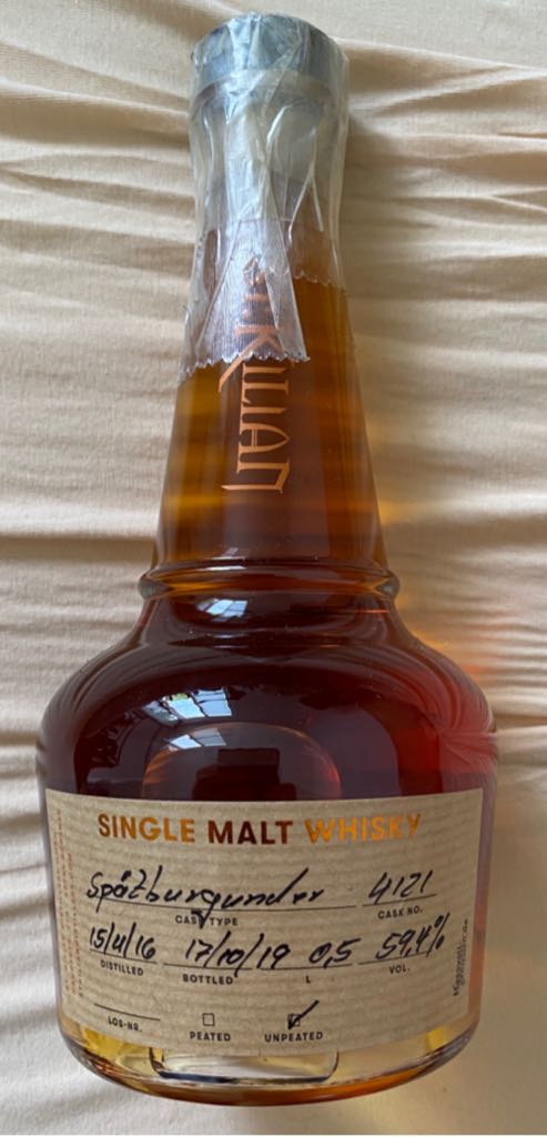 St.Kilian Whisky Z Privat Cask 4121 Spätburgunder - St.Kilian (0,5L) alcohol collectible - Main Image 2