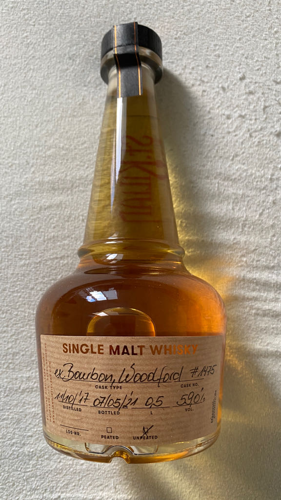 St.Kilian Whisky Cask 1475 Woodford Ex Bourbon - St.Kilian (0,5mL) alcohol collectible - Main Image 2