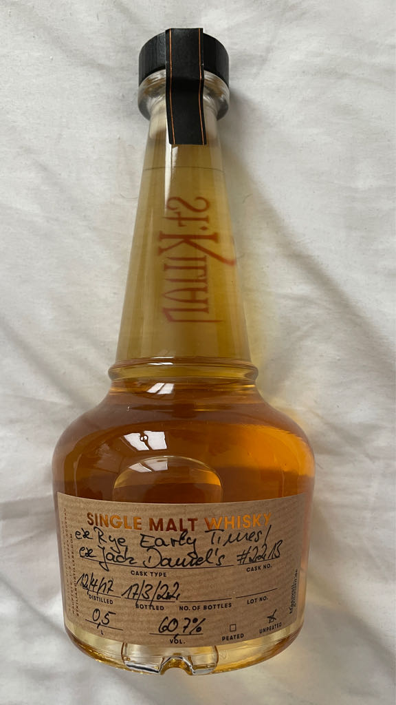 St.Kilian Whisky DO Cask 2213 Ex Rye Early Times / Ex Jack Daniels - St.Kilian (0,5L) alcohol collectible - Main Image 2