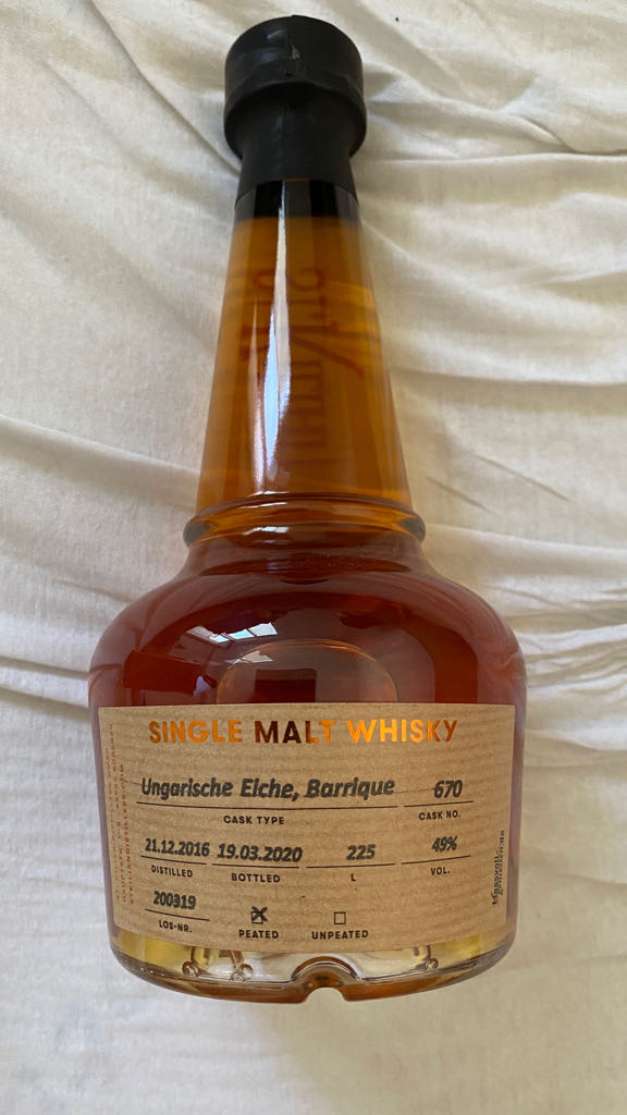 St.Kilian Whisky Online Edition 02 Cask 670 Ungarische Eiche Barrique - St.Kilian (0,5mL) alcohol collectible - Main Image 2