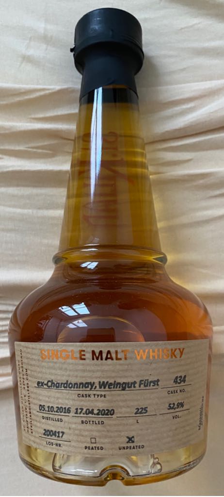 St.Kilian Whisky Online Edition 04 Cask 434 Ex Chardonnay - St.Kilian (0,5L) alcohol collectible - Main Image 2