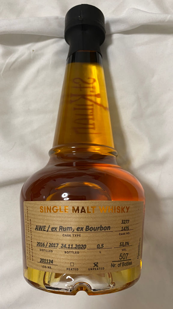 St.Kilian Whisky Online Edition 08 Cask 3277+1475 AWE Rum Und Bourbon - St.Kilian (0,5L) alcohol collectible - Main Image 2