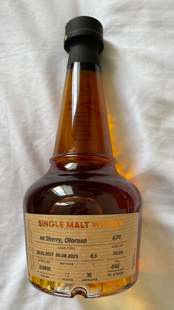 St.Kilian Whisky Z Privat Cask 674 Riegger Whisky - St.Kilian (0,5L) alcohol collectible - Main Image 2