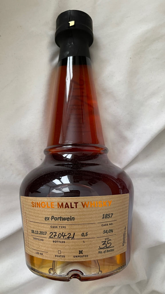 St.Kilian Whisky Z Privat Cask 1857 1.Fill Ex Portwein - St.Kilian (0,5L) alcohol collectible - Main Image 2